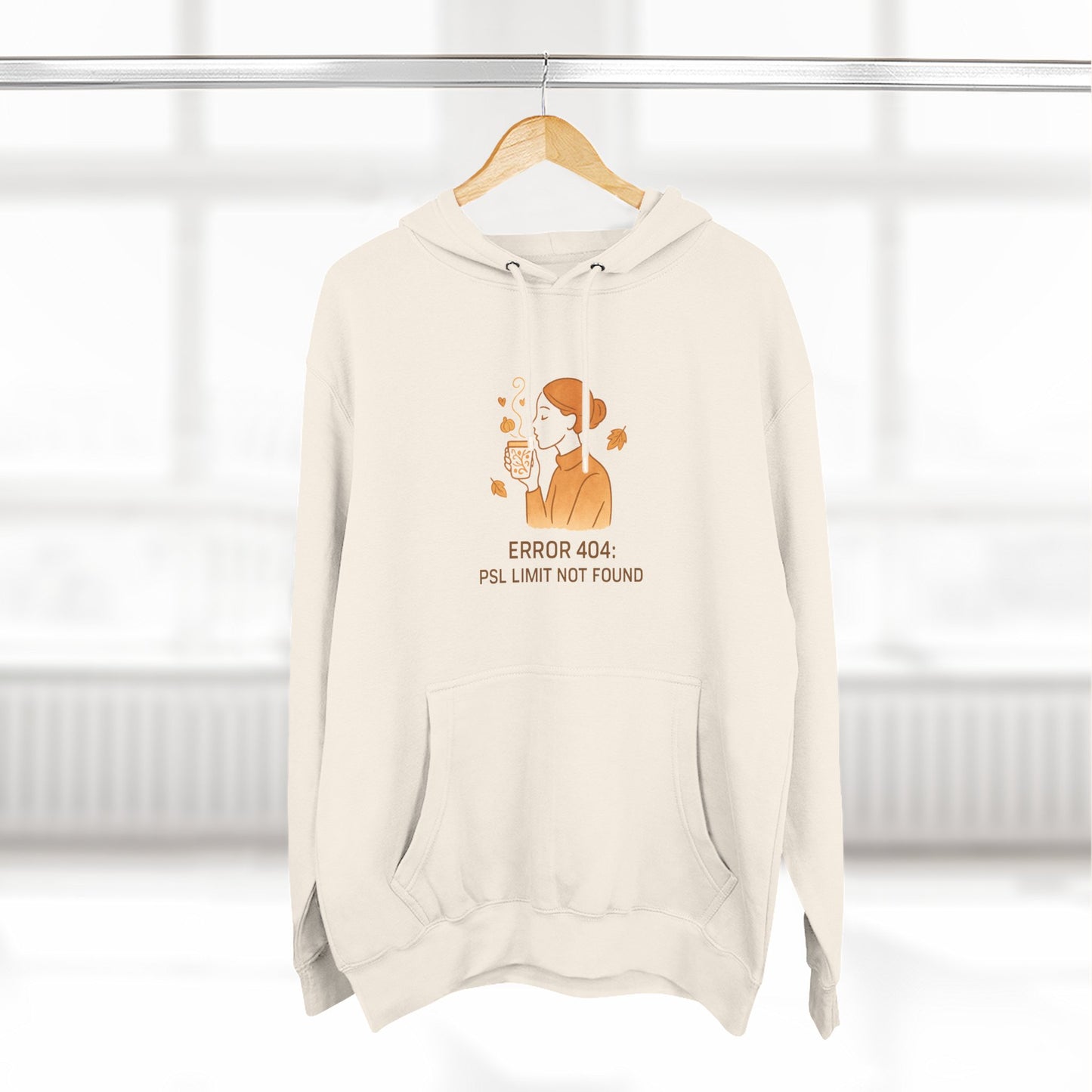 Fall Hoodie Funny Relatable Cozy Fleece Hoodie for Tech Lovers Pumpkin Spice Theme Quirky Sweatshirt Casual Wear Gift Fun Tech Apparel