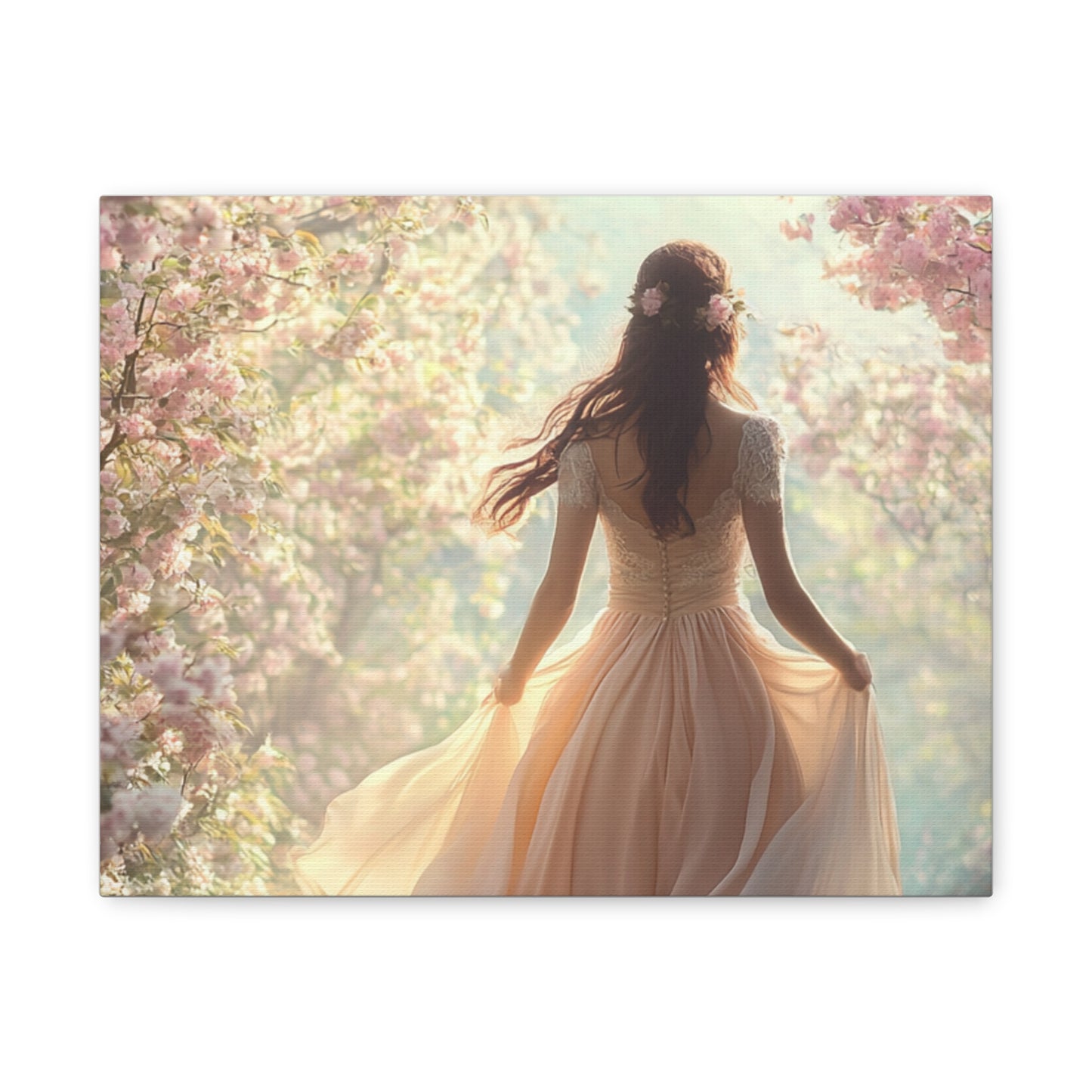 Running through the Woods Canvas Print - Whimsical Art for Home Decor