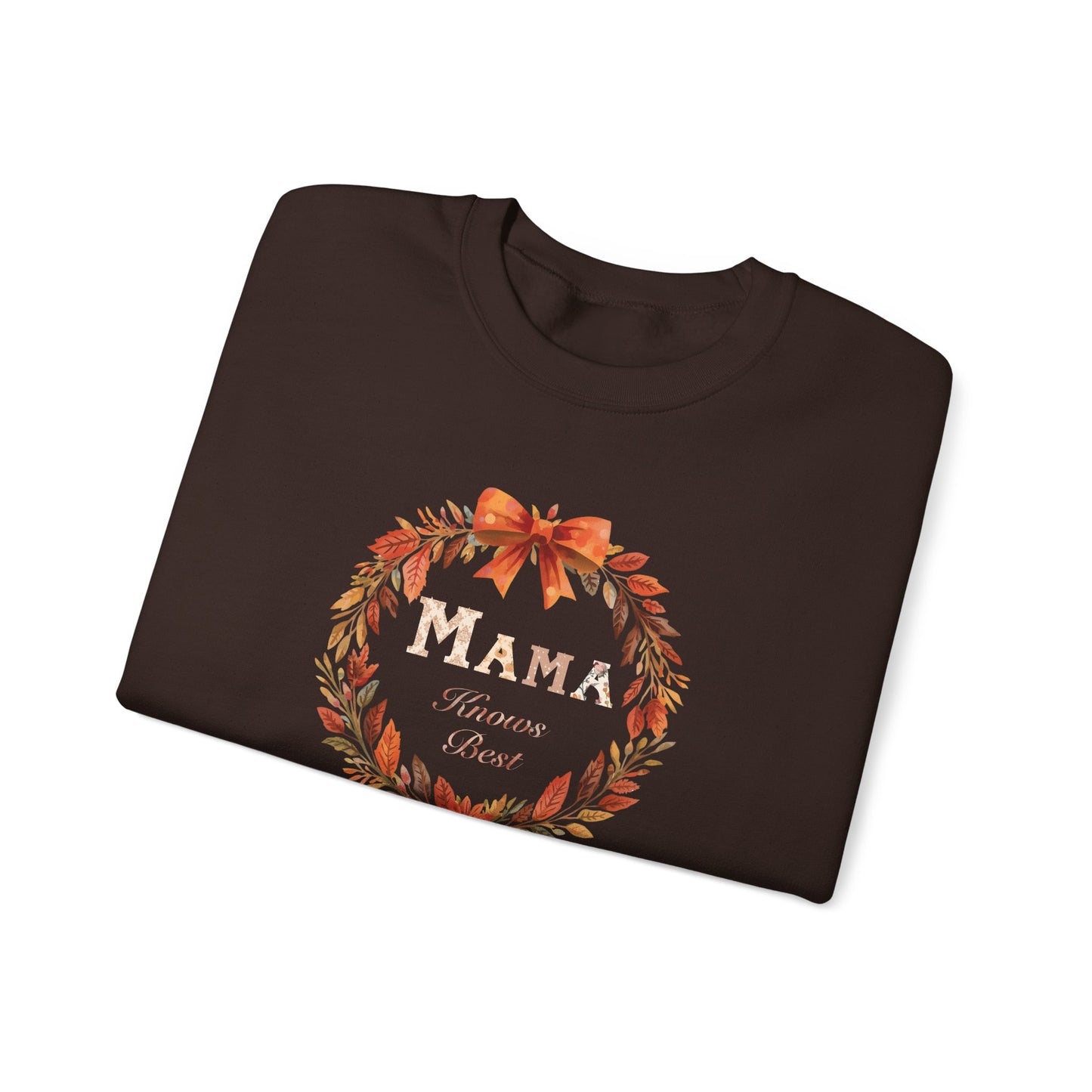 Autumn Mama Crewneck Sweatshirt Fall Vibes Autumn Sweatshirt Gift for Moms Thanksgiving Holiday Apparel Warm Layering Fall Comfort Apparel