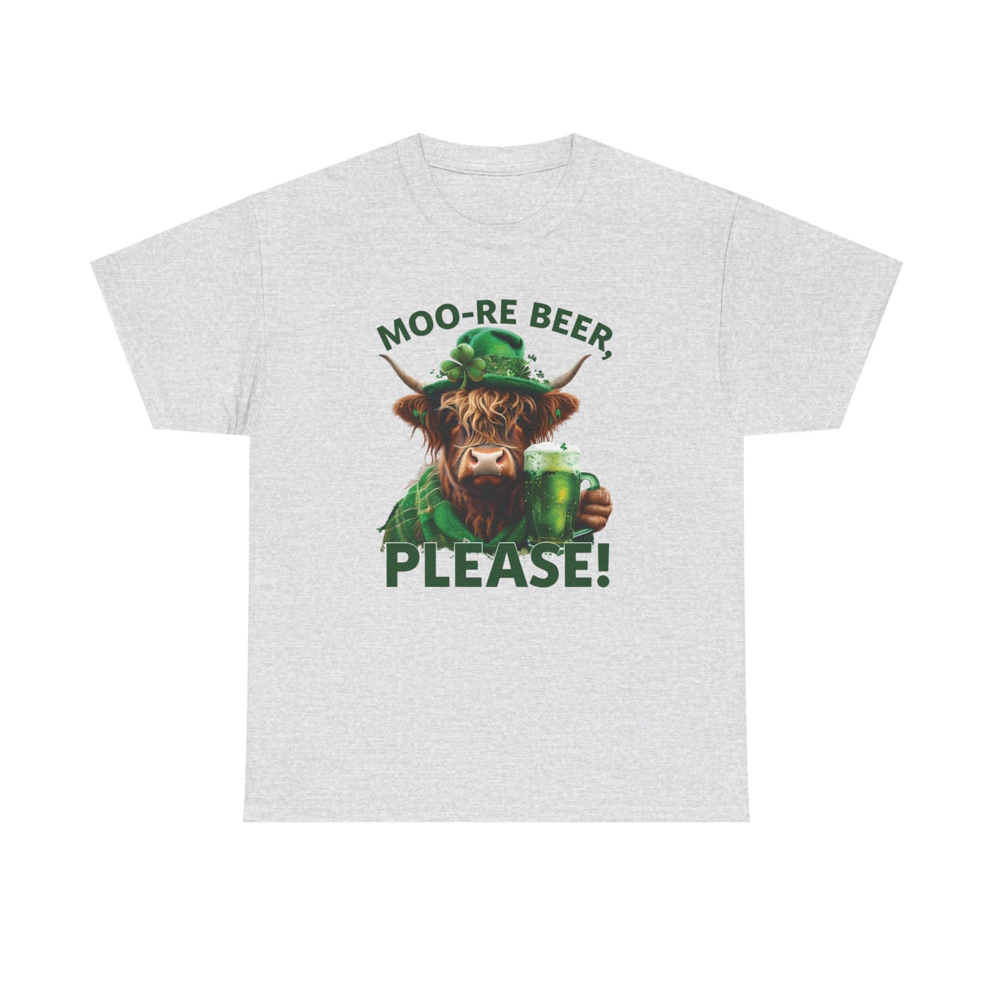 Moo-Re Beer St. Patrick's Day Unisex Cotton Tee
