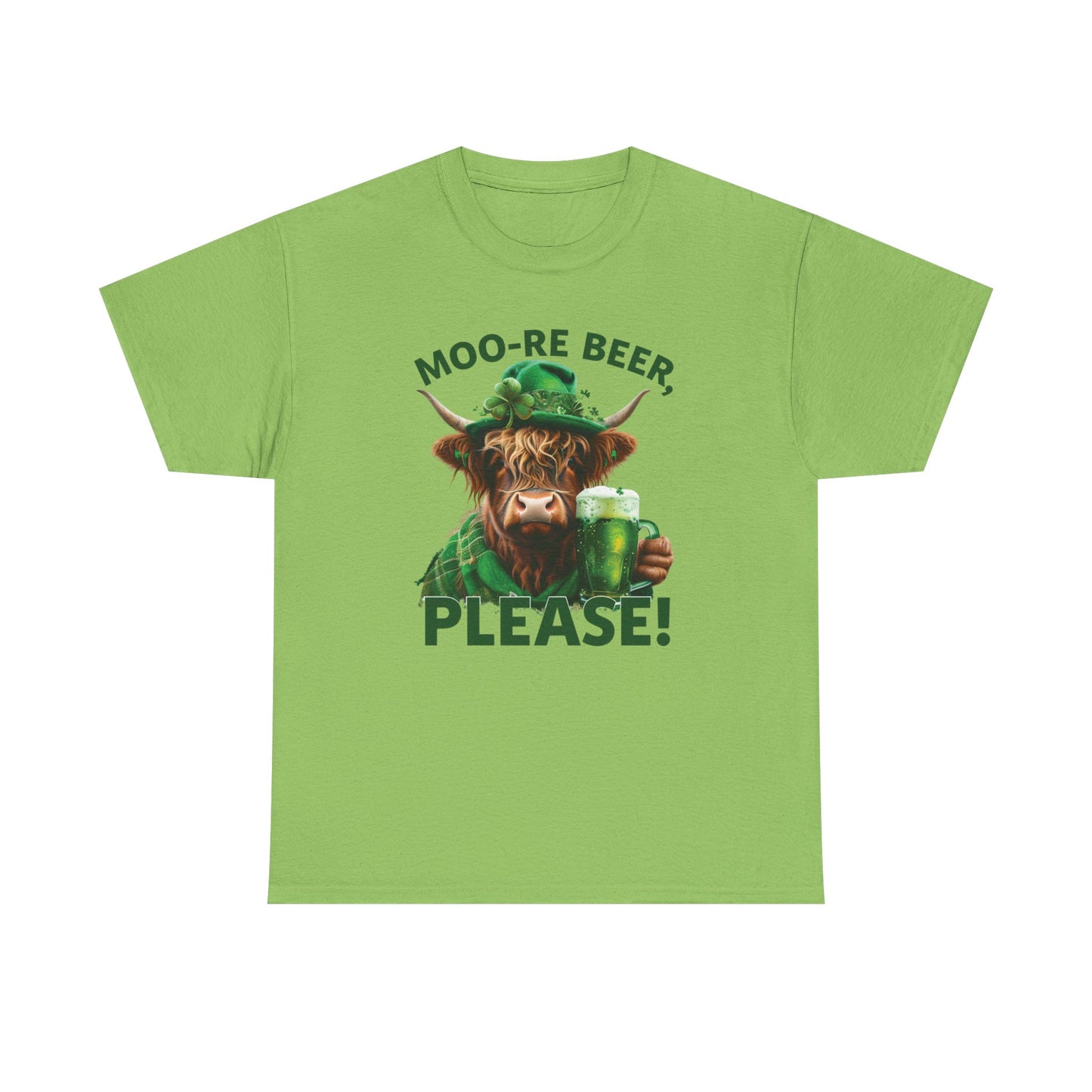 Moo-Re Beer St. Patrick's Day Unisex Cotton Tee