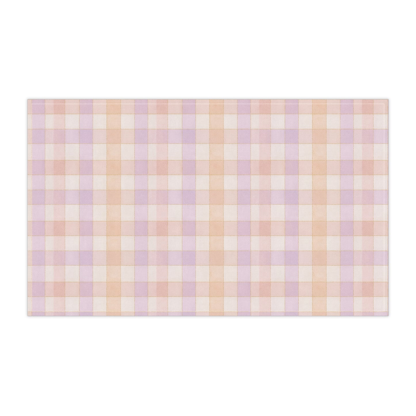 Charming Gingham Cotton Tea Towels, Pastel Plaid Kitchen Decor, Gift for Housewarming, Rustic or Farmhouse Style, Summer Pattern