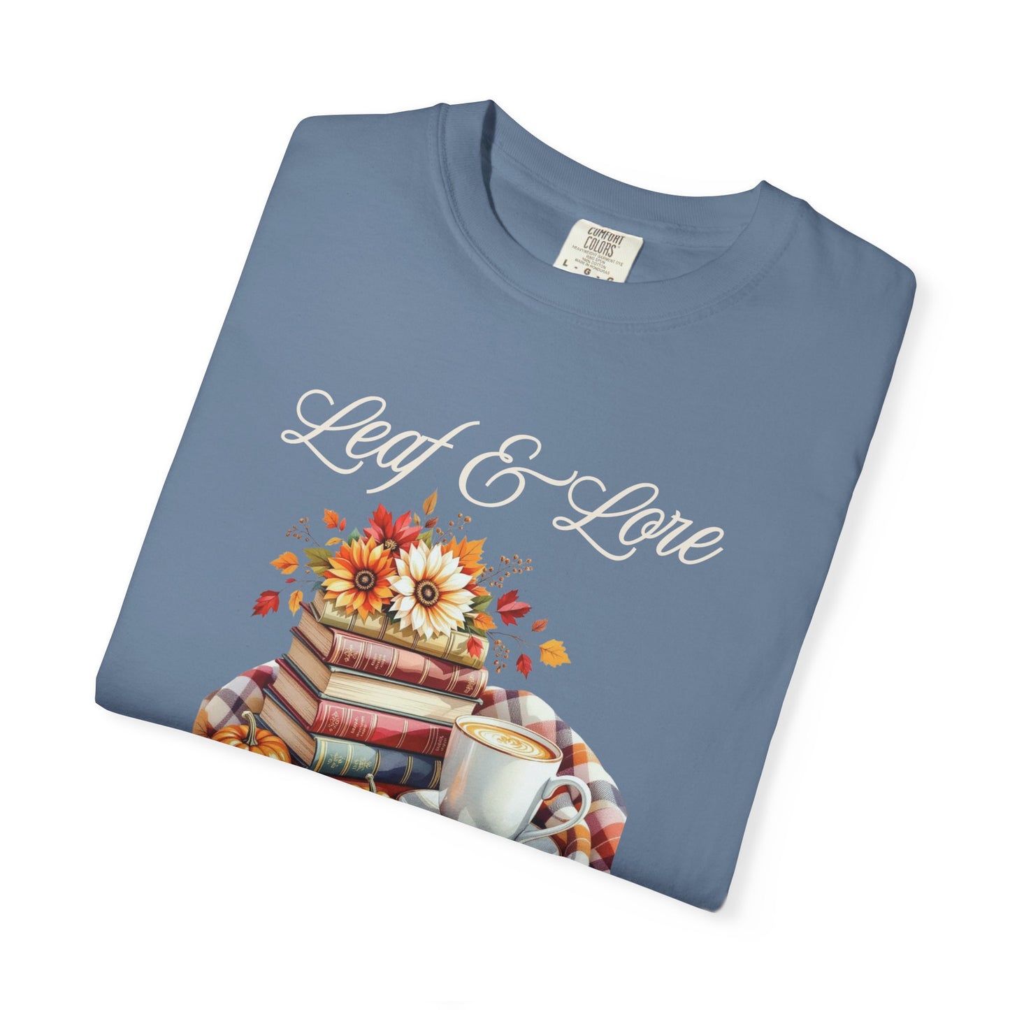 Cozy Book Lover Tee Unisex T-shirt Literary Apparel Leaf and Lore Readers' Society Autumn Vibes Gift Comfort Colours Shirt