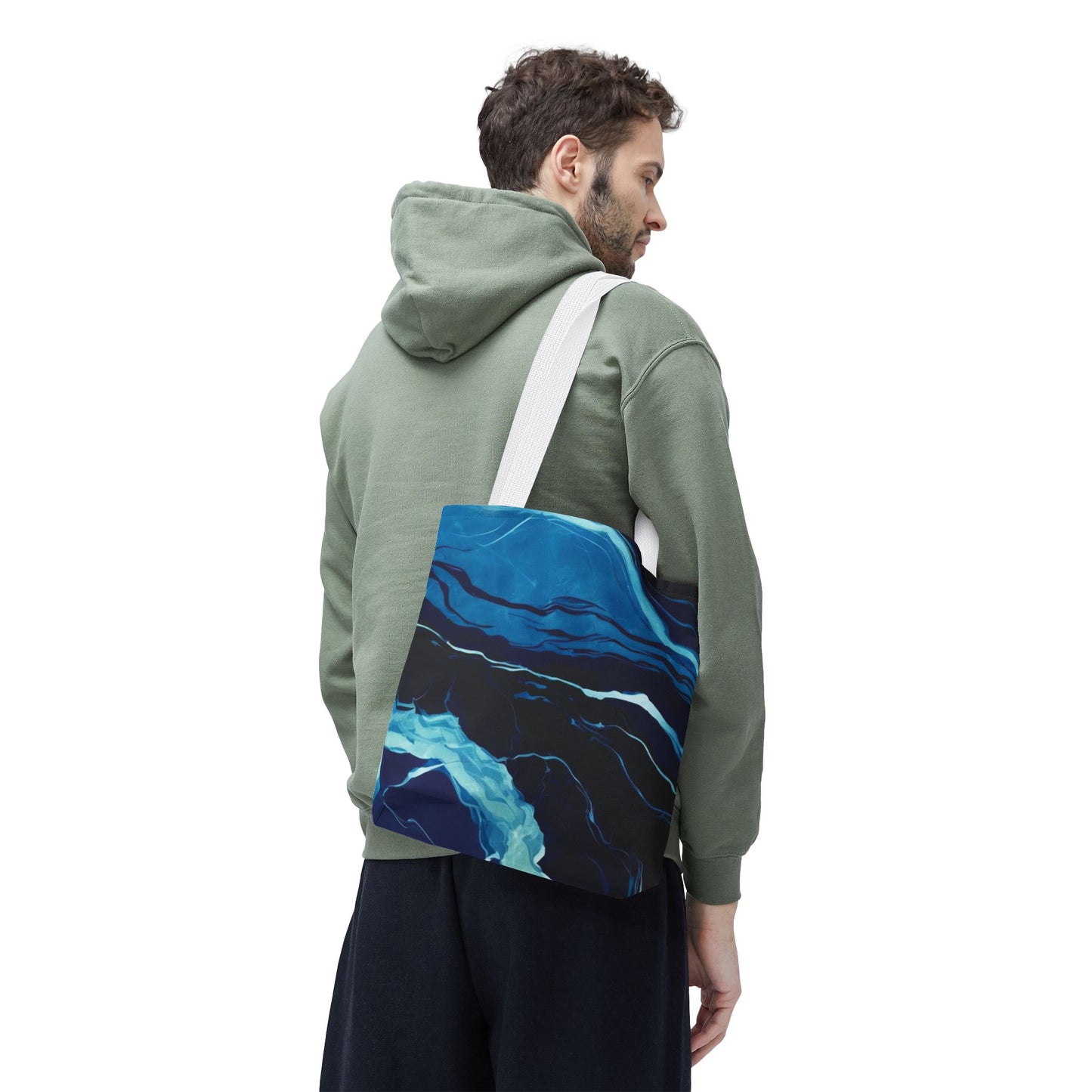 Ocean Wave Tote Bag - Stylish and Versatile for Beach Days and Everyday Use