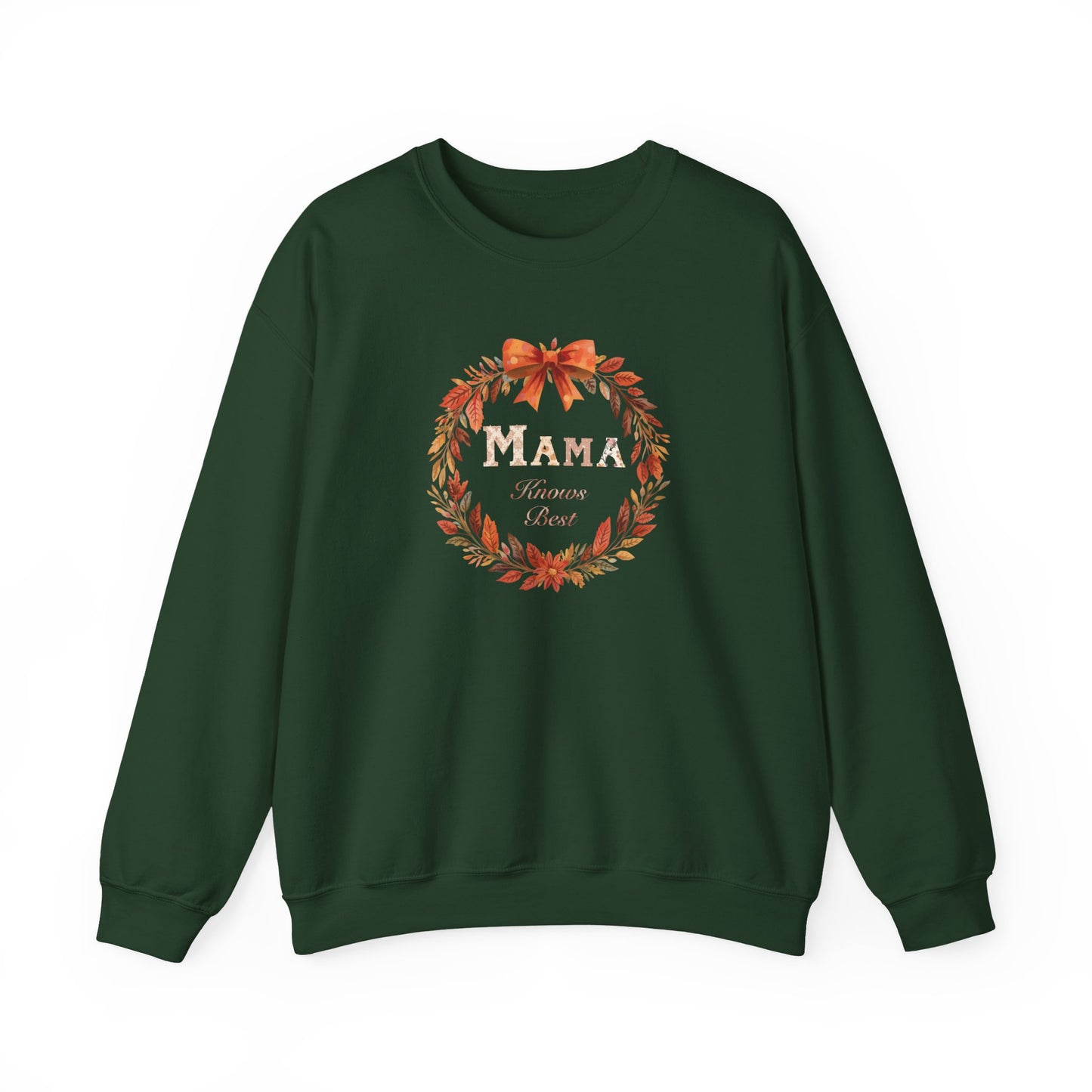 Autumn Mama Crewneck Sweatshirt Fall Vibes Autumn Sweatshirt Gift for Moms Thanksgiving Holiday Apparel Warm Layering Fall Comfort Apparel