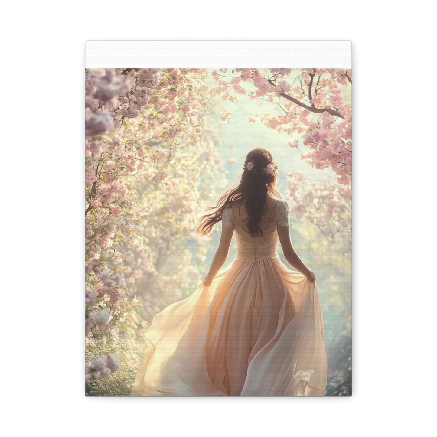 Running through the Woods Canvas Print - Whimsical Art for Home Decor