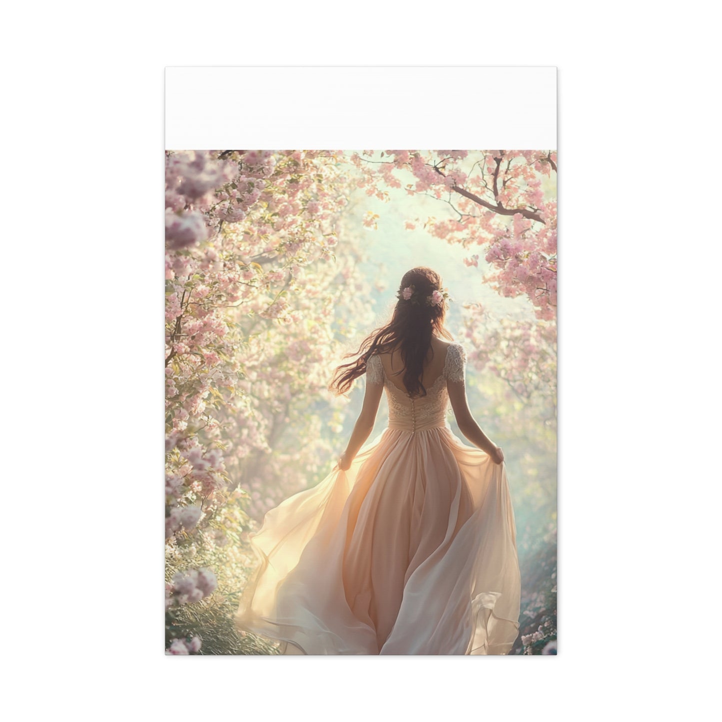 Running through the Woods Canvas Print - Whimsical Art for Home Decor