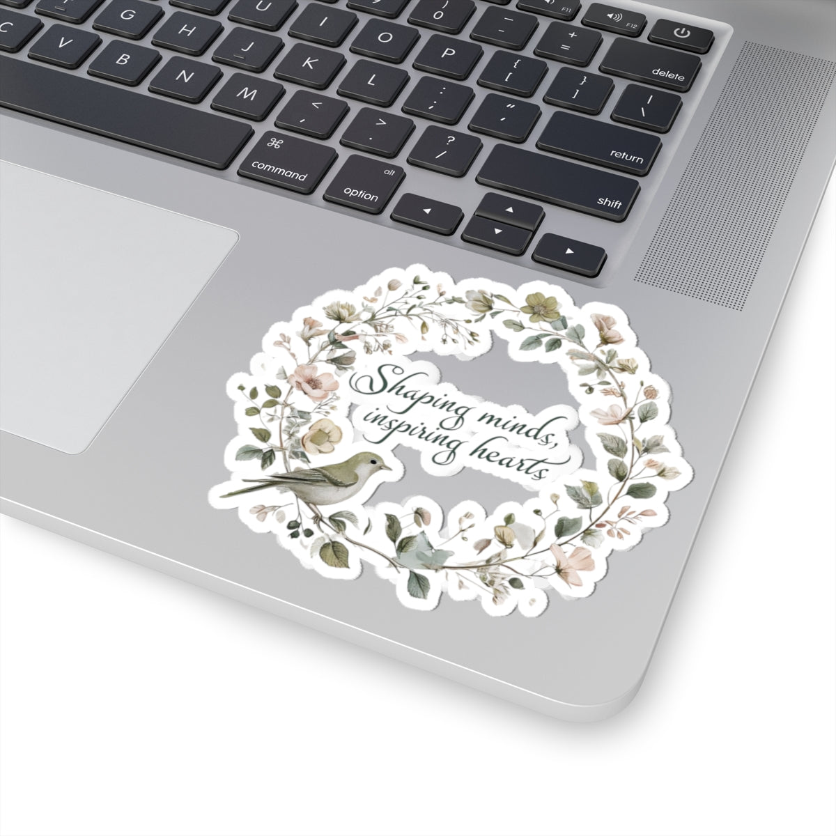 Inspirational Stickers for Teachers, Shaping Minds Inspiring Hearts, Laptop Decals, Teacher Gift, Classroom Decor, Journal Stickers