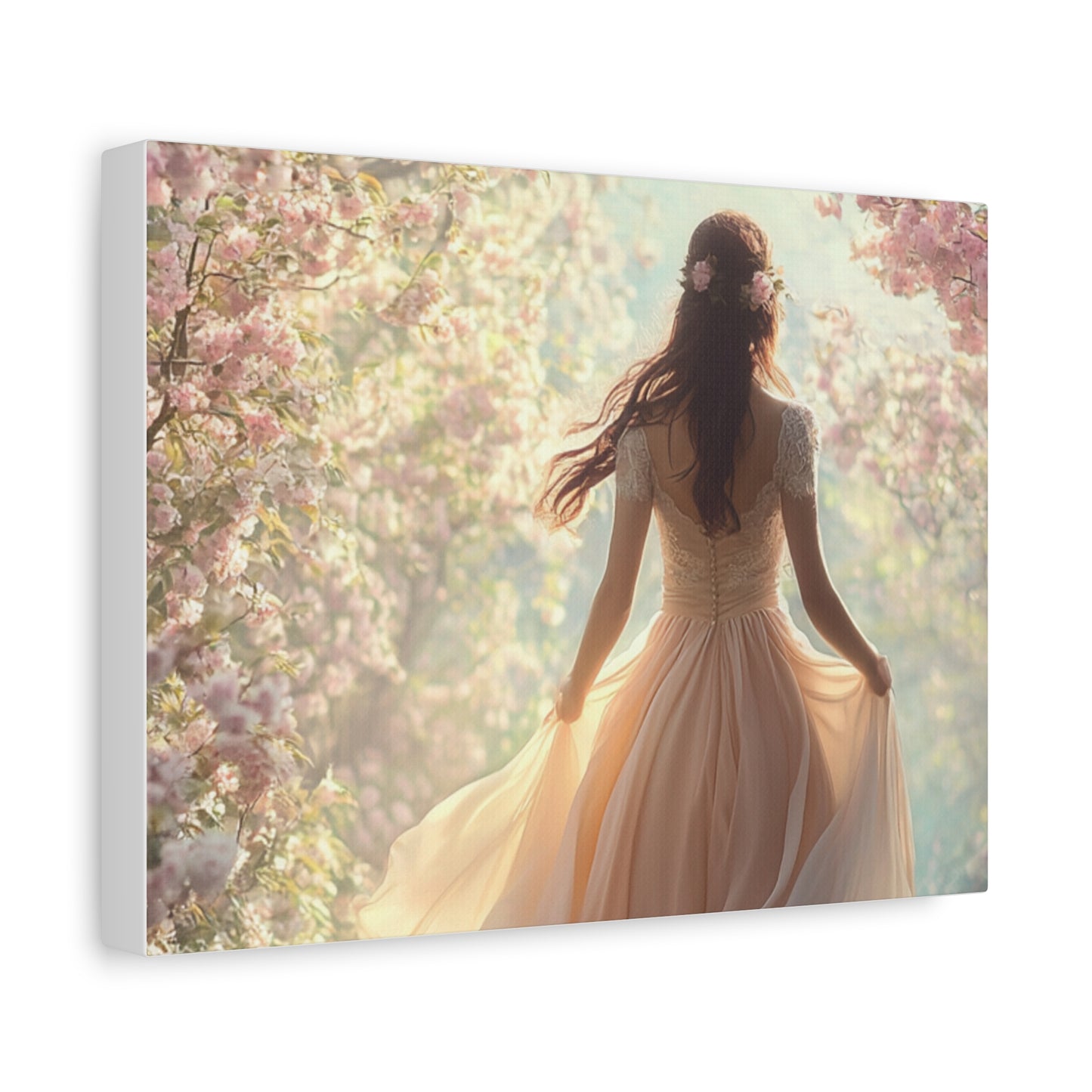 Running through the Woods Canvas Print - Whimsical Art for Home Decor