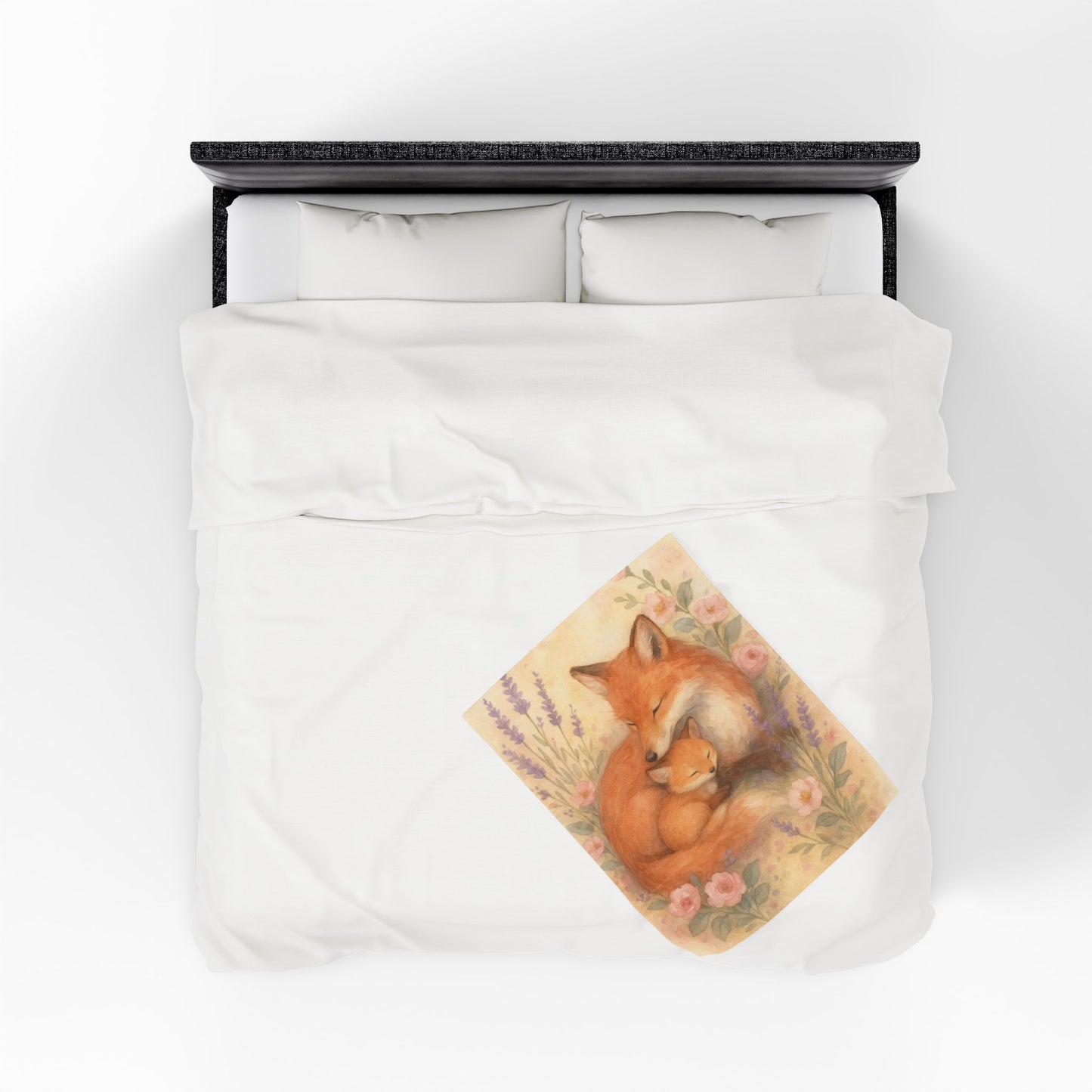 L'il Fox Family Velveteen Plush Blanket