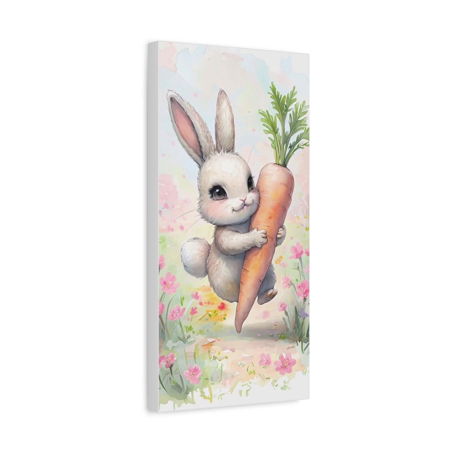 Easter Bunny Canvas Art - Whimsical Home Decor