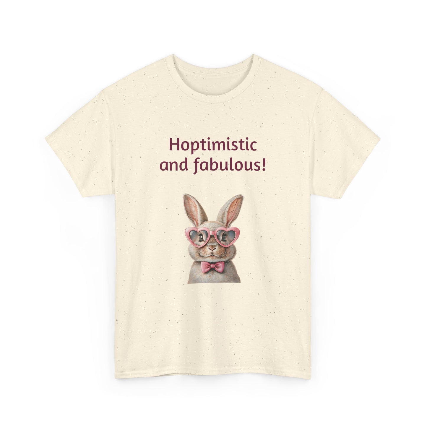 Hoptimistic and Fabulous Unisex Heavy Cotton Tee
