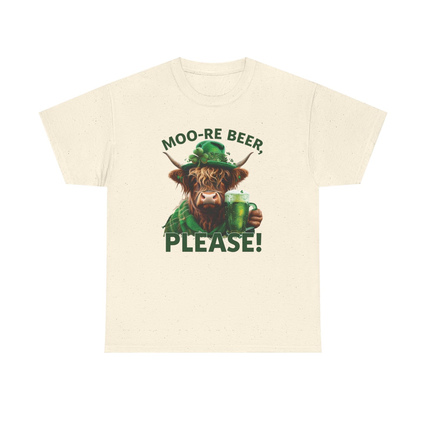 Moo-Re Beer St. Patrick's Day Unisex Cotton Tee