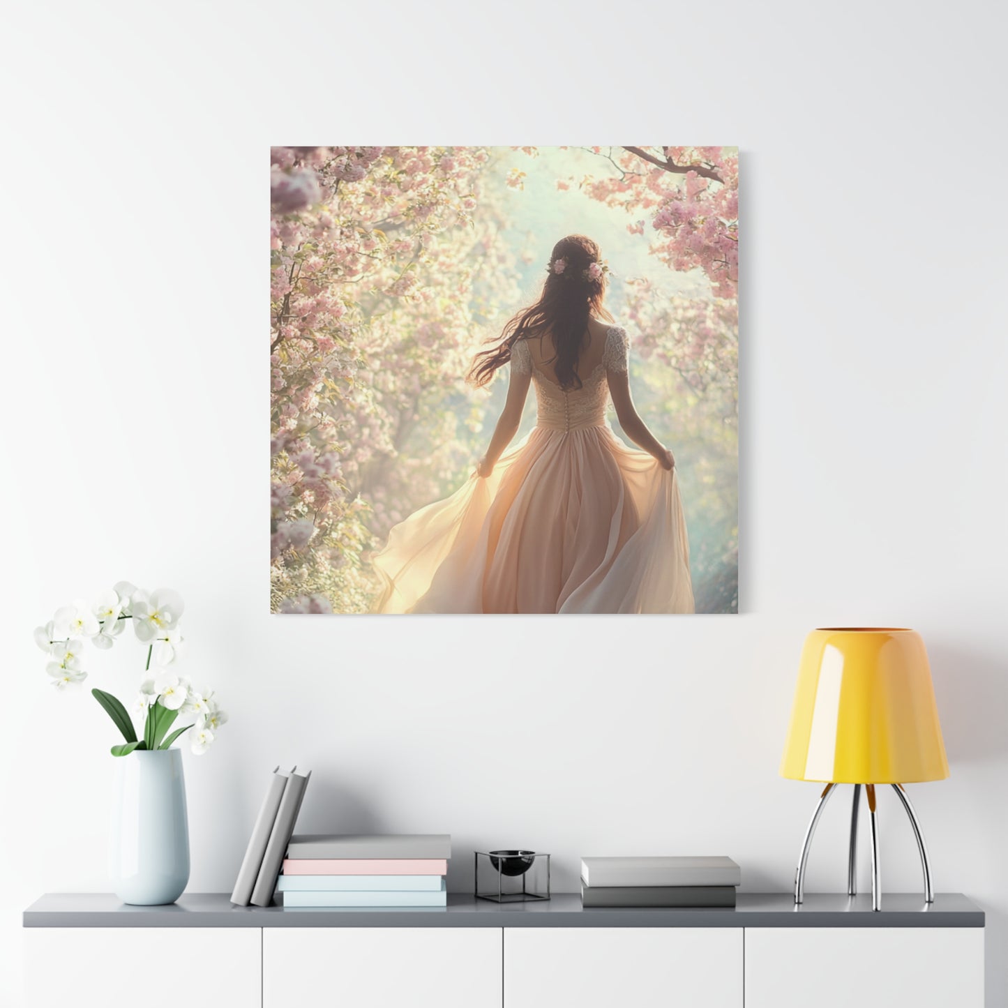 Running through the Woods Canvas Print - Whimsical Art for Home Decor