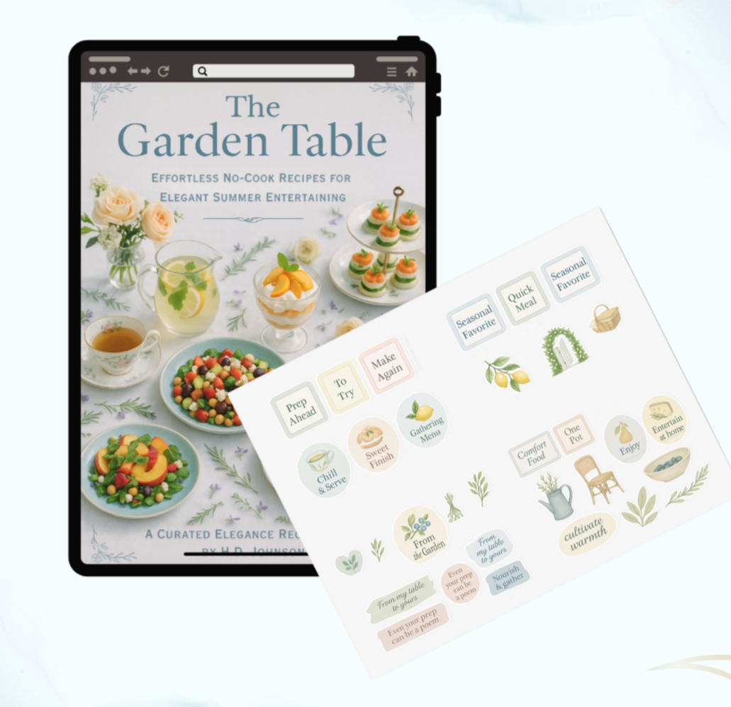 The Garden Table: Effortless No-Cook Recipes for Elegant Summer Entertaining