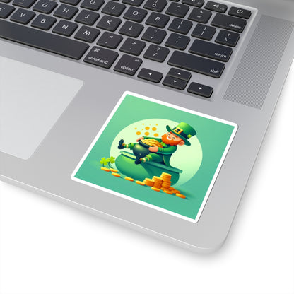 Leprechaun Kiss-Cut Stickers - St. Patrick's Day