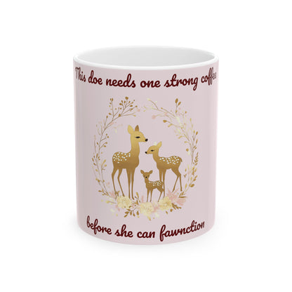 This Doe Needs Coffee Mug - Perfect Gift for Moms and Nature Lovers
