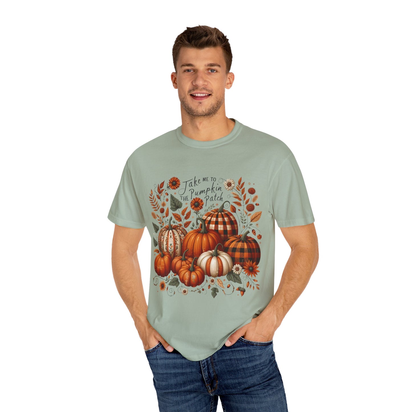 Fall Pumpkin Patch T-Shirt, Autumn Tee, Halloween Shirt, Harvest Fest Top, Thanksgiving Wear, Seasonal Apparel