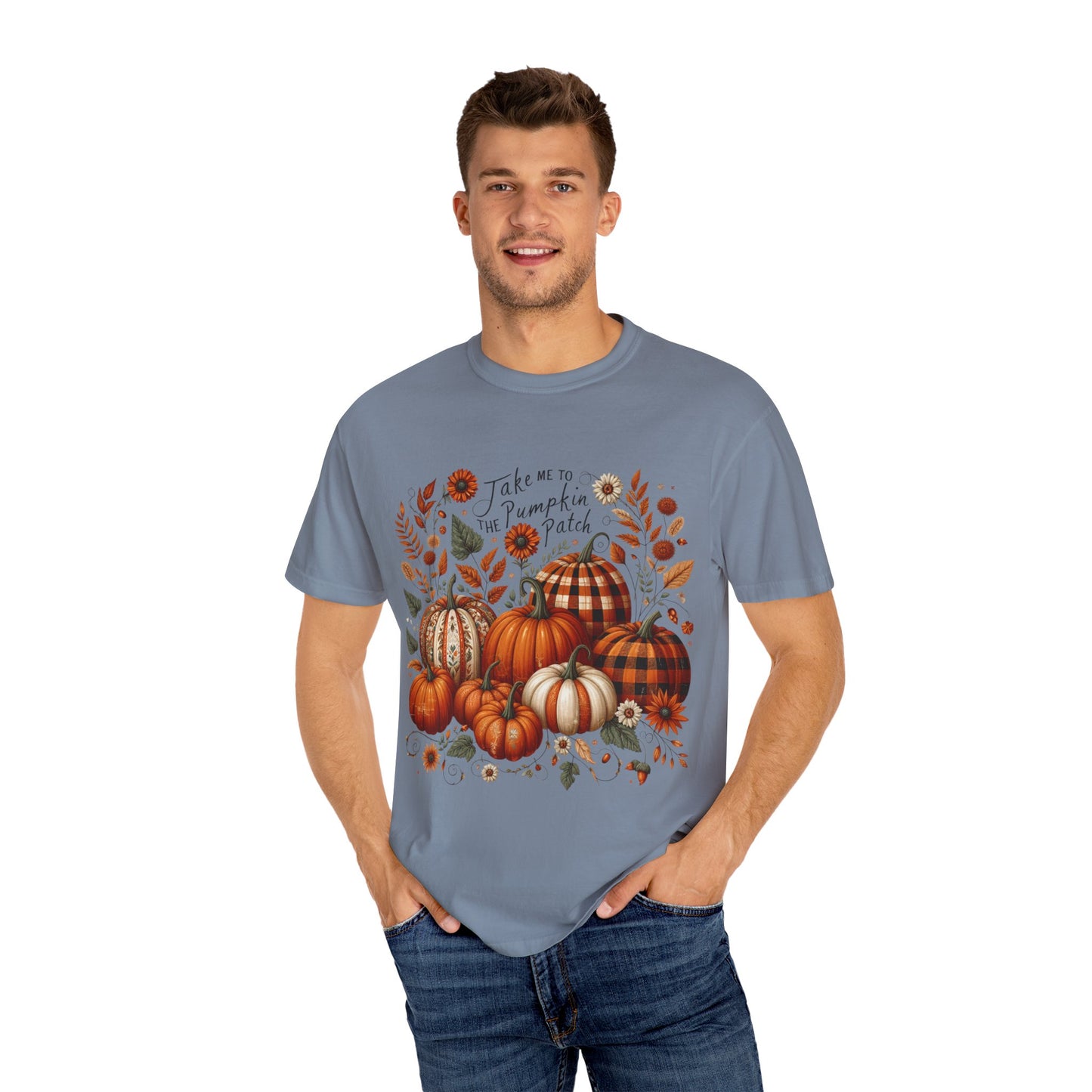 Fall Pumpkin Patch T-Shirt, Autumn Tee, Halloween Shirt, Harvest Fest Top, Thanksgiving Wear, Seasonal Apparel