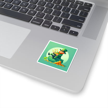 Leprechaun Kiss-Cut Stickers - St. Patrick's Day