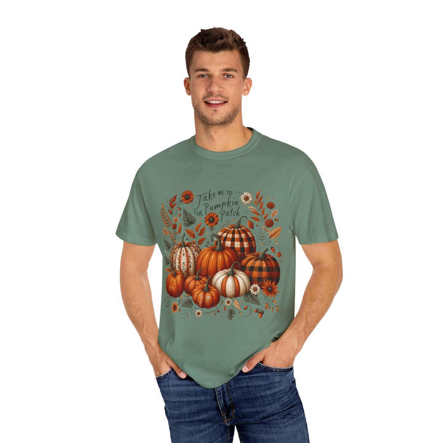 Fall Pumpkin Patch T-Shirt, Autumn Tee, Halloween Shirt, Harvest Fest Top, Thanksgiving Wear, Seasonal Apparel