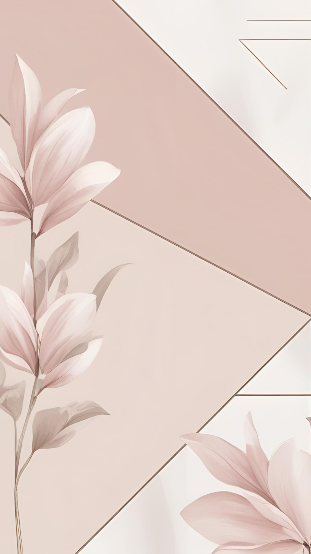 #11 Floral Geometric, Pink