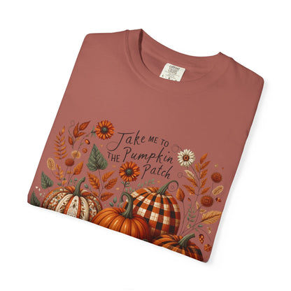 Fall Pumpkin Patch T-Shirt, Autumn Tee, Halloween Shirt, Harvest Fest Top, Thanksgiving Wear, Seasonal Apparel