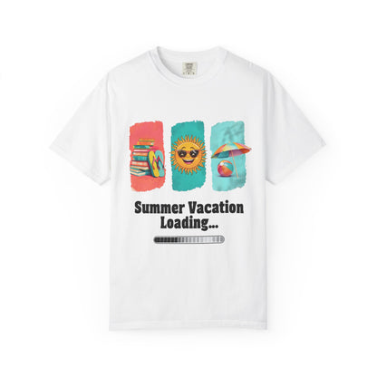 Summer Vibes Unisex T-Shirt, Beach Apparel, Vacation Ready, Casual Wear, Fun Summer Outfit, Gift for Teachers, Relaxed Style