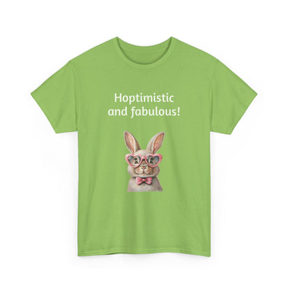 Hoptimistic and Fabulous Unisex Heavy Cotton Tee