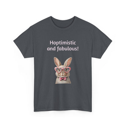 Hoptimistic and Fabulous Unisex Heavy Cotton Tee