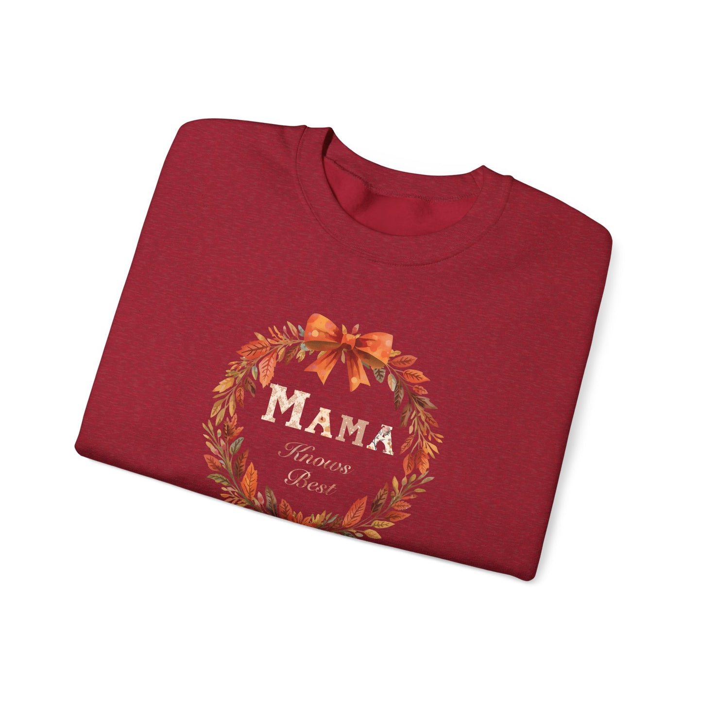 Autumn Mama Crewneck Sweatshirt Fall Vibes Autumn Sweatshirt Gift for Moms Thanksgiving Holiday Apparel Warm Layering Fall Comfort Apparel