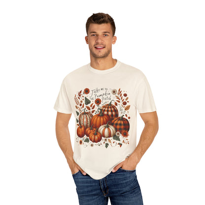Fall Pumpkin Patch T-Shirt, Autumn Tee, Halloween Shirt, Harvest Fest Top, Thanksgiving Wear, Seasonal Apparel