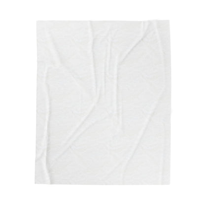 Mom and Baby Floral Velveteen Plush Blanket - Cozy Decor
