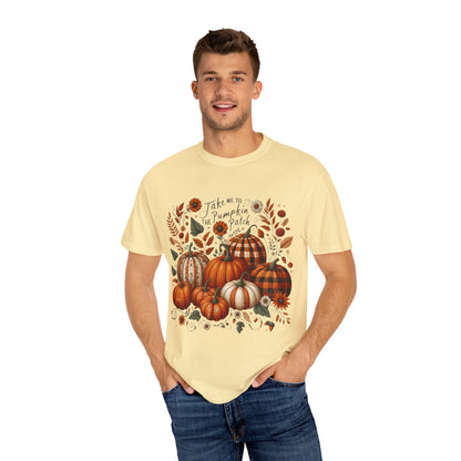 Fall Pumpkin Patch T-Shirt, Autumn Tee, Halloween Shirt, Harvest Fest Top, Thanksgiving Wear, Seasonal Apparel