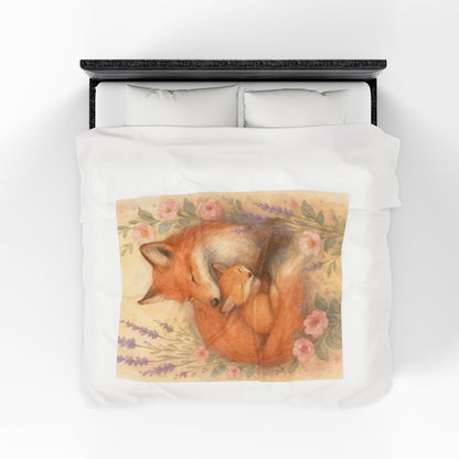 L'il Fox Family Velveteen Plush Blanket