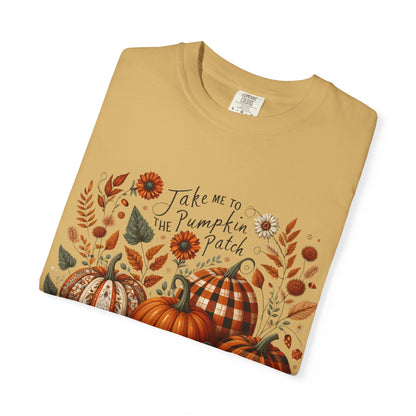 Fall Pumpkin Patch T-Shirt, Autumn Tee, Halloween Shirt, Harvest Fest Top, Thanksgiving Wear, Seasonal Apparel