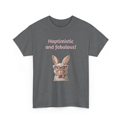 Hoptimistic and Fabulous Unisex Heavy Cotton Tee