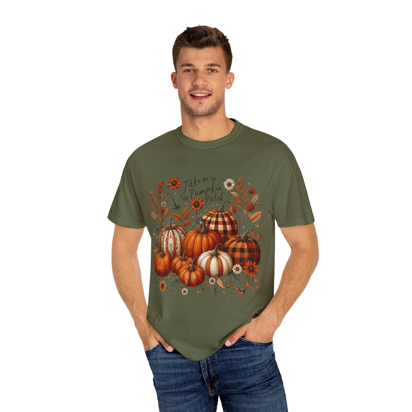 Fall Pumpkin Patch T-Shirt, Autumn Tee, Halloween Shirt, Harvest Fest Top, Thanksgiving Wear, Seasonal Apparel