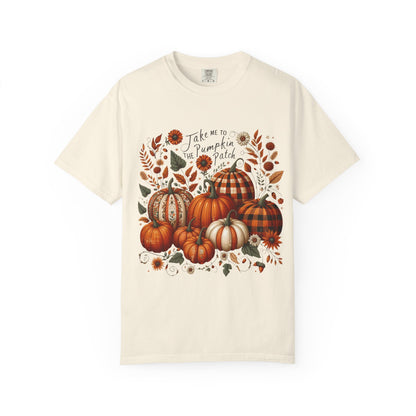 Fall Pumpkin Patch T-Shirt, Autumn Tee, Halloween Shirt, Harvest Fest Top, Thanksgiving Wear, Seasonal Apparel