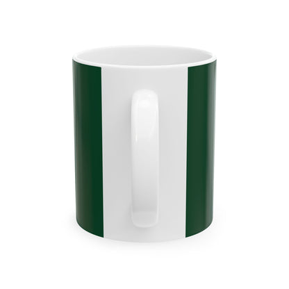 Celtic Knot and Clover Ceramic Mug - Perfect for St. Patrick's Day Celebrations
