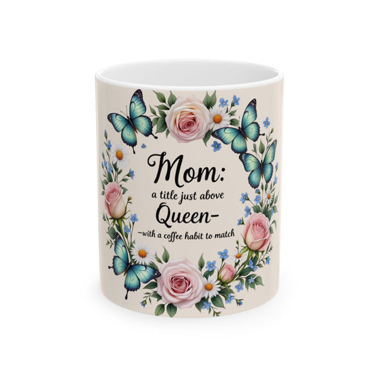 Mother's Day Floral Ceramic Mug