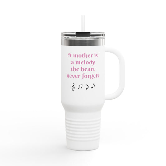 Mother's Day Insulated Travel Mug - Melody of the Heart - 40oz