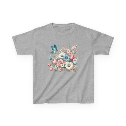 Kids Floral Butterfly Tee - Cute Nature Design for Spring Celebrations