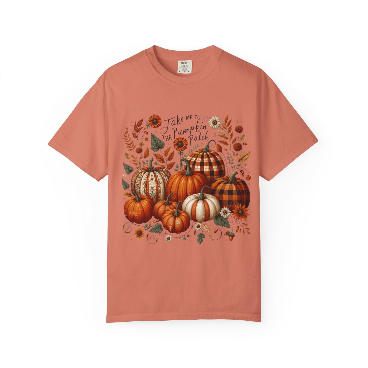 Fall Pumpkin Patch T-Shirt, Autumn Tee, Halloween Shirt, Harvest Fest Top, Thanksgiving Wear, Seasonal Apparel