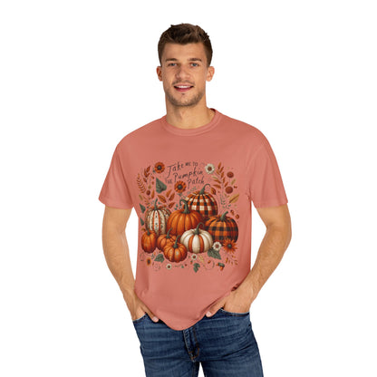 Fall Pumpkin Patch T-Shirt, Autumn Tee, Halloween Shirt, Harvest Fest Top, Thanksgiving Wear, Seasonal Apparel