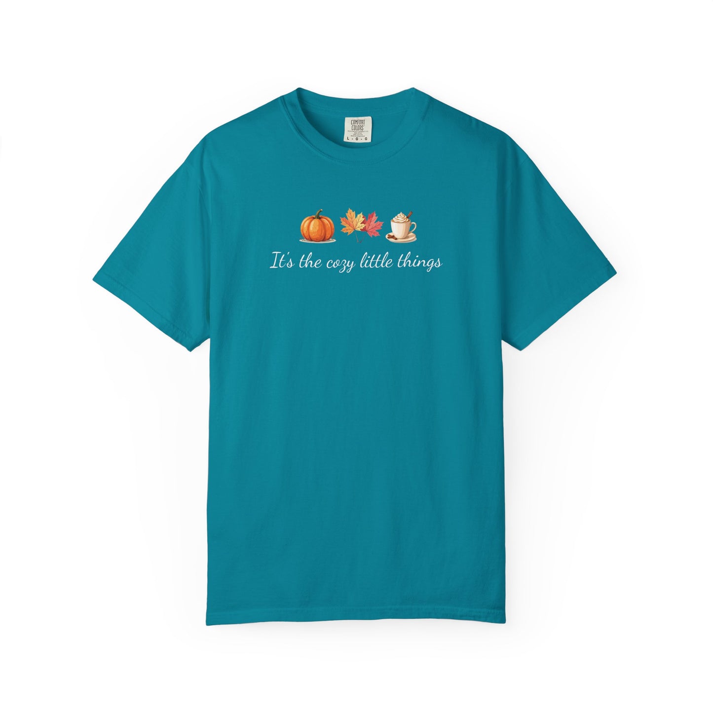 Unisex Autumn T-Shirt Fall Apparel Cozy Vibes Shirt Thanksgiving Gift Seasonal Tees Pumpkin Spice Shirt Cozy Little Things Fall Vibes