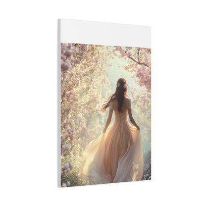Running through the Woods Canvas Print - Whimsical Art for Home Decor
