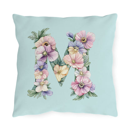 "M for Mum" Initial Outdoor Pillow - Stylish Home Decor