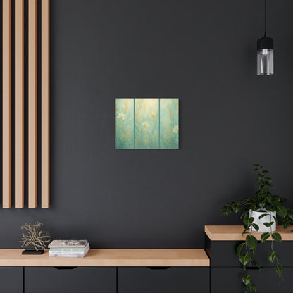 Ocean-Inspired Floral Wall Art Tranquil Home Decor for Living Room Bedroom Nature Lovers Watercolour Serene Canvas Coastal Decor Sea Garden