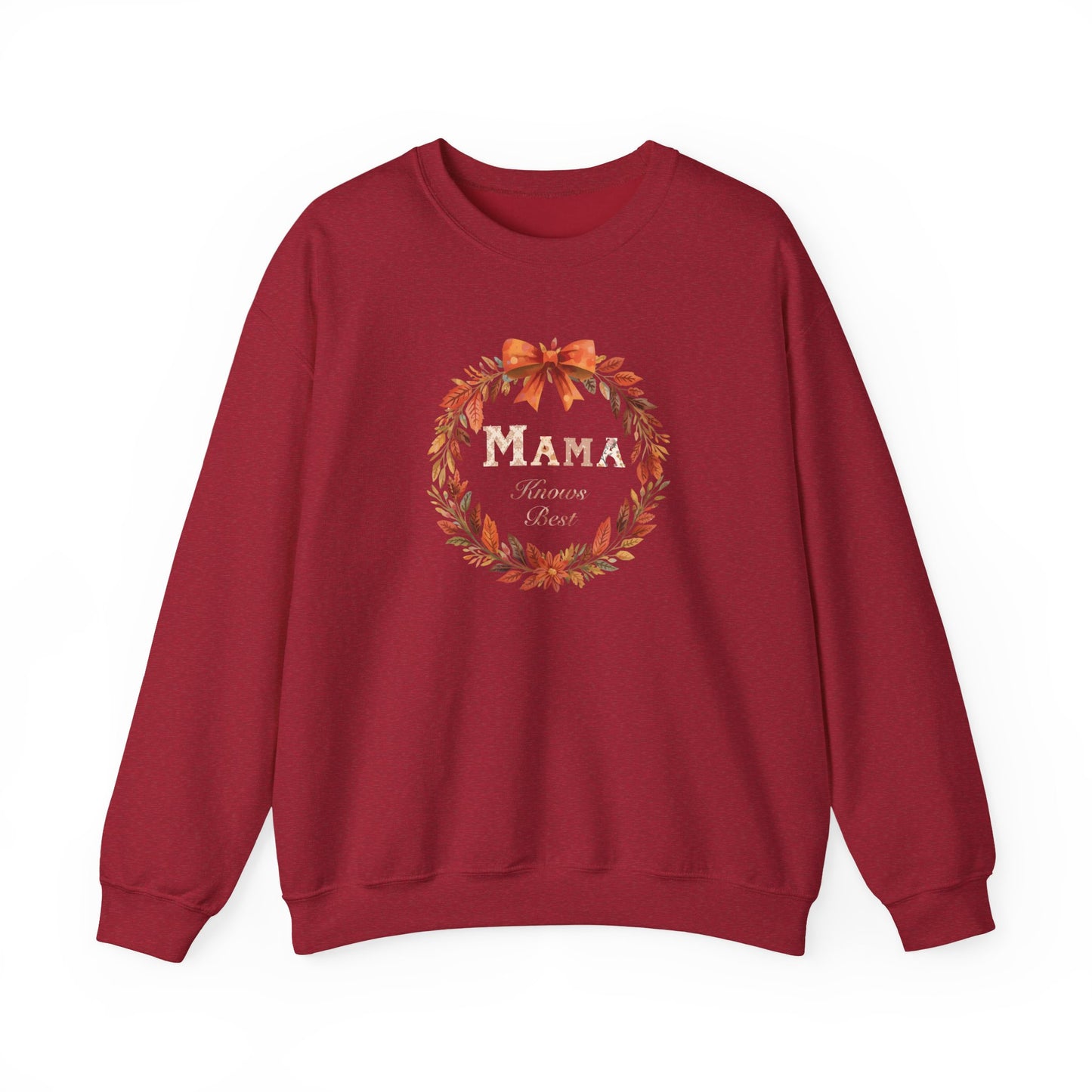Autumn Mama Crewneck Sweatshirt Fall Vibes Autumn Sweatshirt Gift for Moms Thanksgiving Holiday Apparel Warm Layering Fall Comfort Apparel